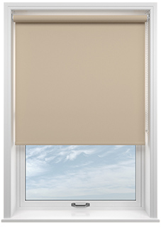 Trinity (Blackout), Riveria Sand - Roller Blind